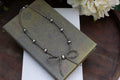 17" Navajo Style Sterling Silver Bow Necklace