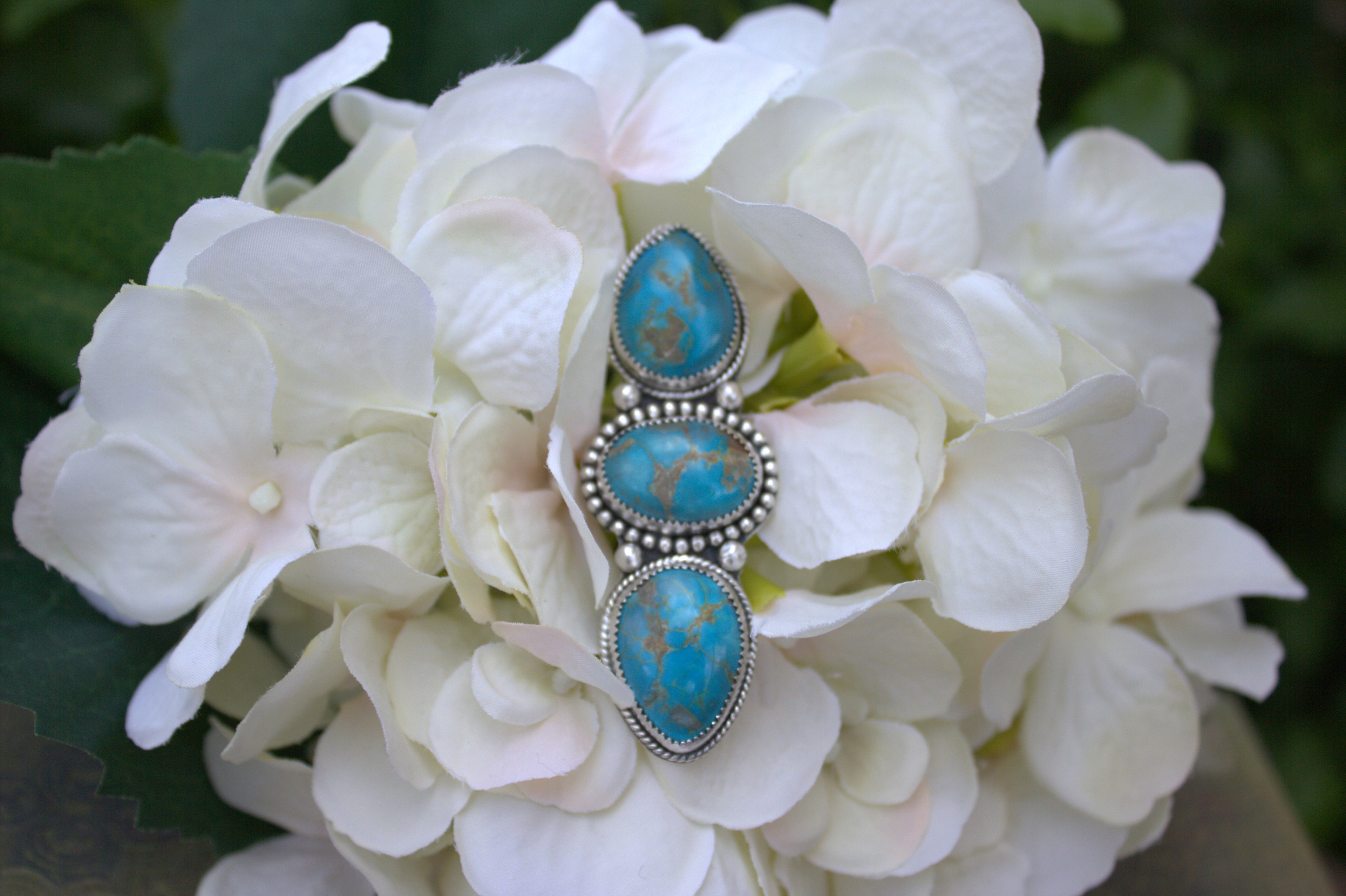 3 Stone Sierra Bella Statement Ring — Size 8¾