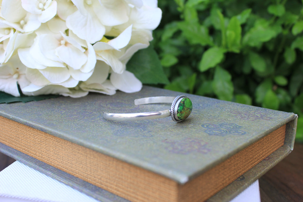 Kingman Mohave Green Stacker Bracelet