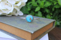 Sterling Silver and Kingman Turquoise Stacker Bracelet