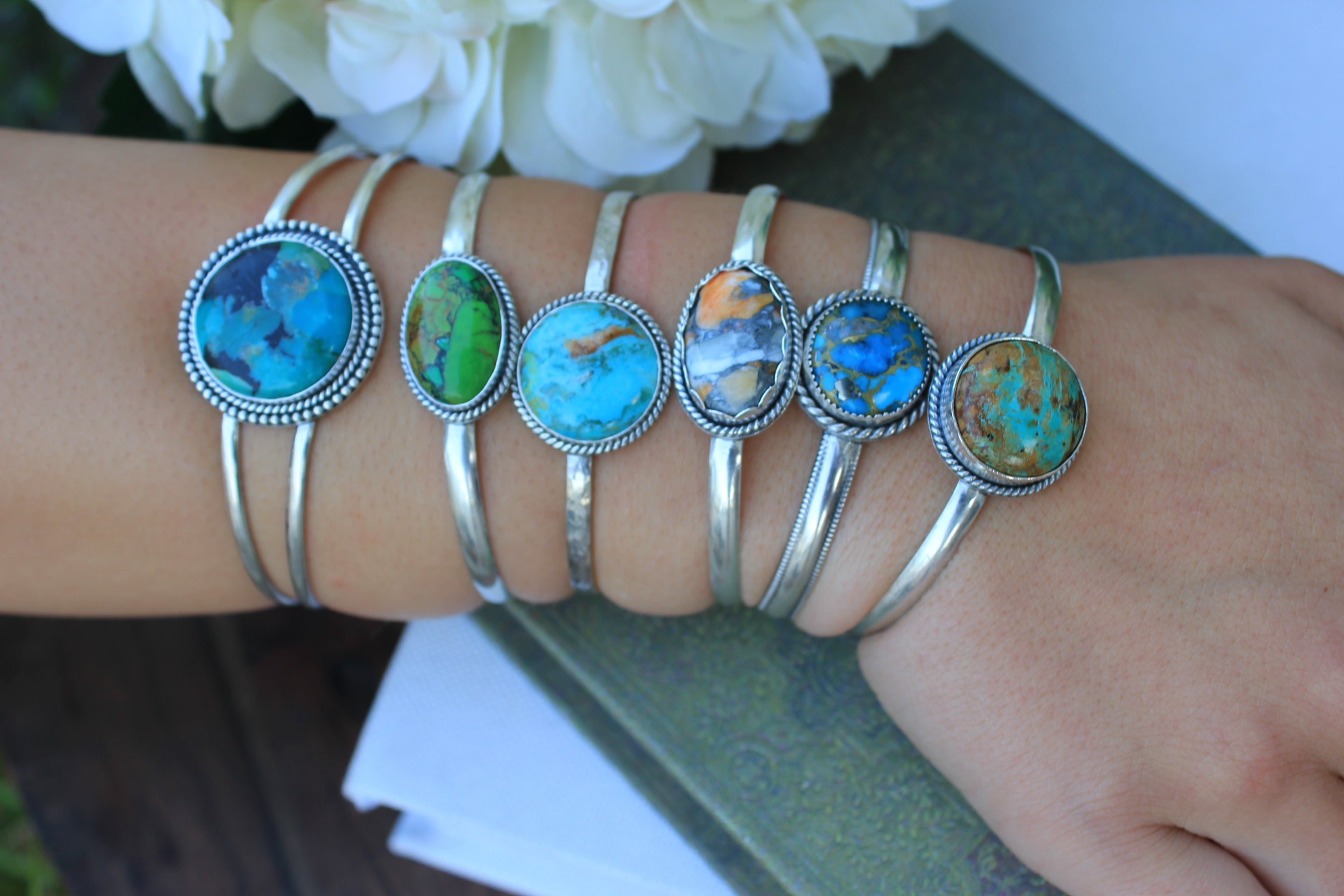 Kingman Mohave Green Stacker Bracelet