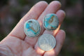 Royston Ribbon Turquoise & Sterling Silver Stud Earrings