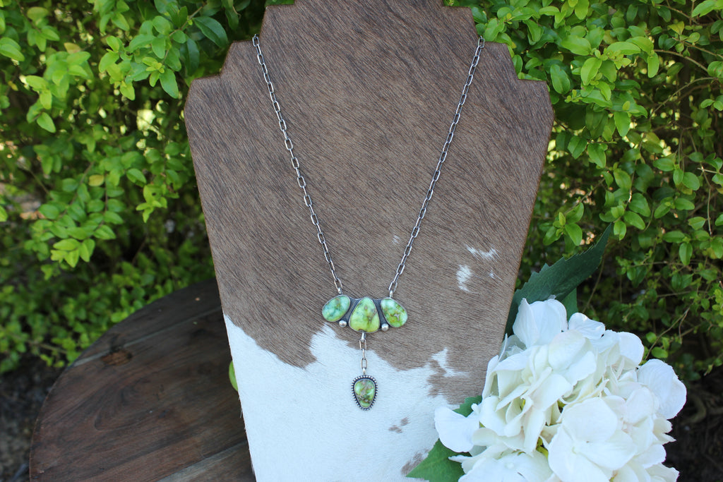 Palomino 4 Stone Necklace 17" Chain