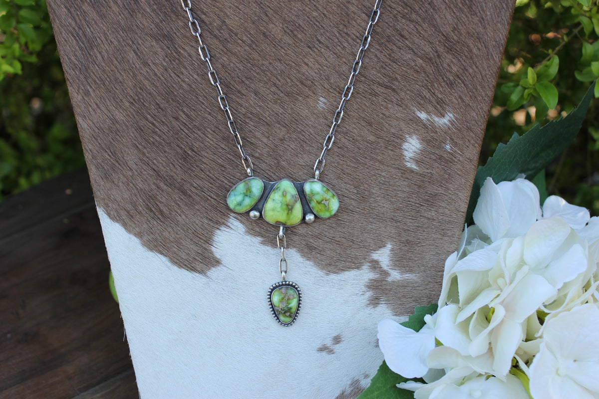 Palomino 4 Stone Necklace 17" Chain