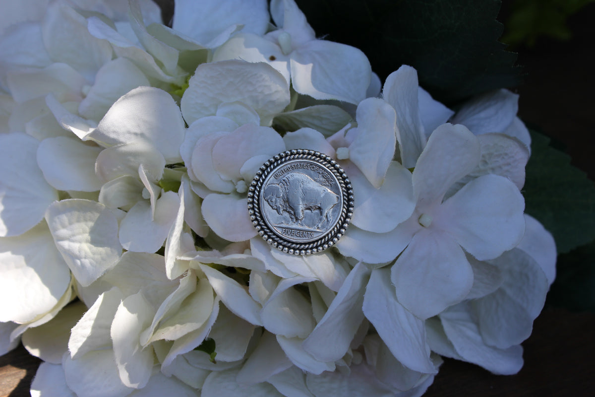 Buffalo Nickel Ring with Adjustable Band