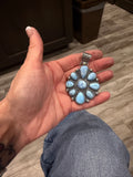 Golden Hills and Sterling Silver Pendant